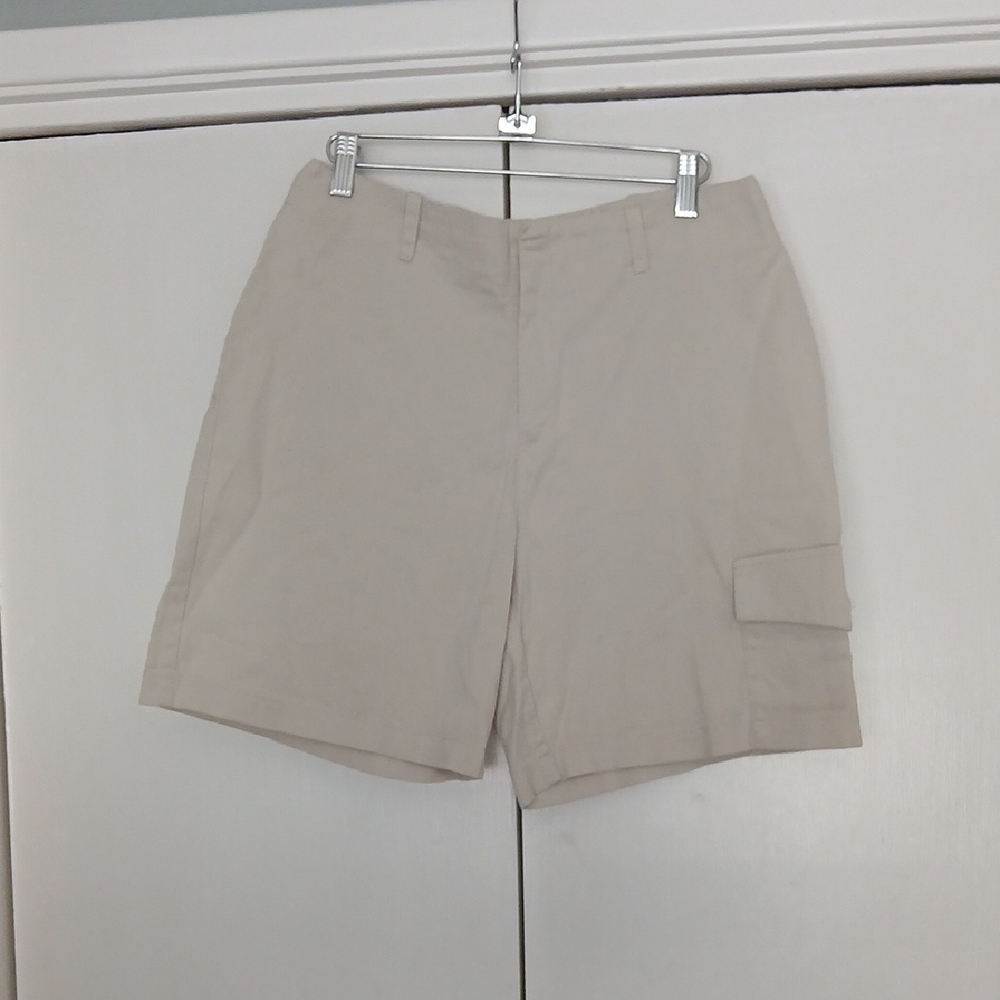 Vintage Highrise Women's Tan Cargo Shorts